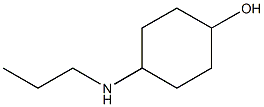 4-(propylamino)cyclohexan-1-ol Struktur