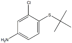 4-(tert-butylsulfanyl)-3-chloroaniline Struktur