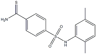 4-[(2,5-dimethylphenyl)sulfamoyl]benzene-1-carbothioamide Struktur