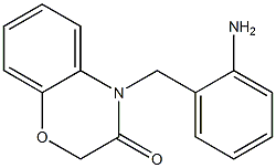 4-[(2-aminophenyl)methyl]-3,4-dihydro-2H-1,4-benzoxazin-3-one Struktur