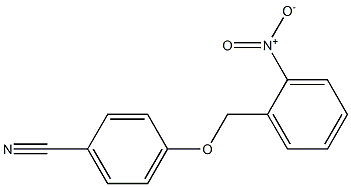 4-[(2-nitrobenzyl)oxy]benzonitrile Struktur