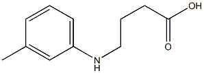 4-[(3-methylphenyl)amino]butanoic acid Struktur