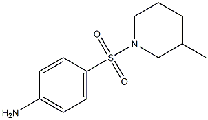 4-[(3-methylpiperidine-1-)sulfonyl]aniline Struktur