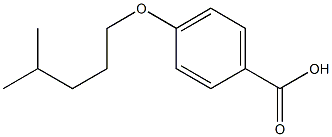 4-[(4-methylpentyl)oxy]benzoic acid Struktur