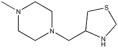 4-[(4-methylpiperazin-1-yl)methyl]-1,3-thiazolidine Struktur