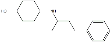 4-[(4-phenylbutan-2-yl)amino]cyclohexan-1-ol Struktur