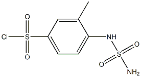 4-[(aminosulfonyl)amino]-3-methylbenzenesulfonyl chloride Struktur