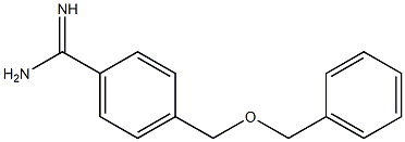 4-[(benzyloxy)methyl]benzenecarboximidamide Struktur