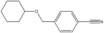 4-[(cyclohexyloxy)methyl]benzonitrile Struktur