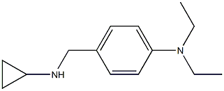 4-[(cyclopropylamino)methyl]-N,N-diethylaniline Struktur