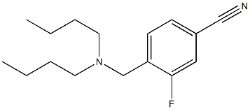 4-[(dibutylamino)methyl]-3-fluorobenzonitrile Struktur