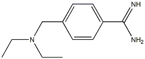 4-[(diethylamino)methyl]benzenecarboximidamide Struktur