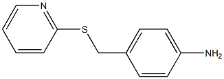 4-[(pyridin-2-ylsulfanyl)methyl]aniline Struktur