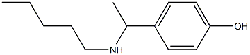 4-[1-(pentylamino)ethyl]phenol Struktur