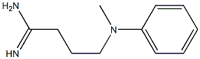 4-[methyl(phenyl)amino]butanimidamide Struktur