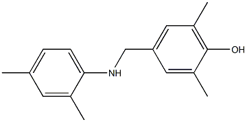 4-{[(2,4-dimethylphenyl)amino]methyl}-2,6-dimethylphenol Struktur