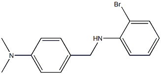 4-{[(2-bromophenyl)amino]methyl}-N,N-dimethylaniline Struktur