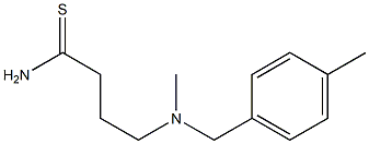 4-{methyl[(4-methylphenyl)methyl]amino}butanethioamide Struktur