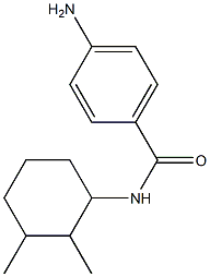 4-amino-N-(2,3-dimethylcyclohexyl)benzamide Struktur