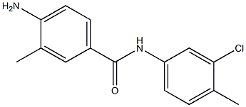 4-amino-N-(3-chloro-4-methylphenyl)-3-methylbenzamide Struktur