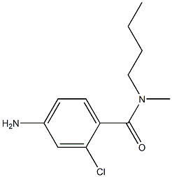 4-amino-N-butyl-2-chloro-N-methylbenzamide Struktur