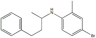 4-bromo-2-methyl-N-(4-phenylbutan-2-yl)aniline Struktur