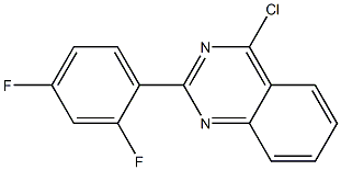 4-chloro-2-(2,4-difluorophenyl)quinazoline Struktur