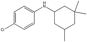 4-chloro-N-(3,3,5-trimethylcyclohexyl)aniline Struktur