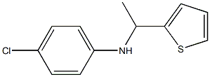 4-chloro-N-[1-(thiophen-2-yl)ethyl]aniline Struktur