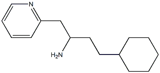 4-cyclohexyl-1-(pyridin-2-yl)butan-2-amine Struktur