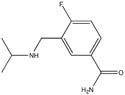 4-fluoro-3-[(isopropylamino)methyl]benzamide Struktur