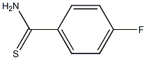 4-fluorobenzene-1-carbothioamide Struktur