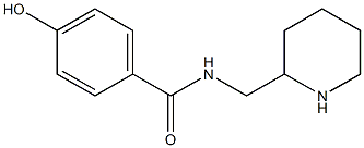 4-hydroxy-N-(piperidin-2-ylmethyl)benzamide Struktur