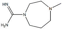 4-methyl-1,4-diazepane-1-carboximidamide Struktur