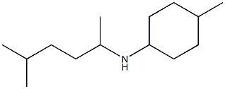 4-methyl-N-(5-methylhexan-2-yl)cyclohexan-1-amine Struktur