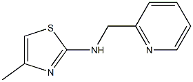 4-methyl-N-(pyridin-2-ylmethyl)-1,3-thiazol-2-amine Struktur