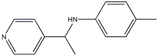 4-methyl-N-[1-(pyridin-4-yl)ethyl]aniline Struktur