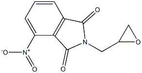 4-nitro-2-(oxiran-2-ylmethyl)-2,3-dihydro-1H-isoindole-1,3-dione Struktur