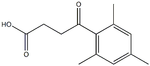 4-oxo-4-(2,4,6-trimethylphenyl)butanoic acid Struktur