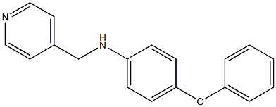 4-phenoxy-N-(pyridin-4-ylmethyl)aniline Struktur