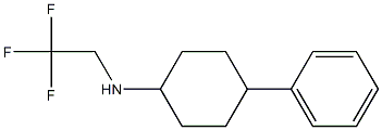 4-phenyl-N-(2,2,2-trifluoroethyl)cyclohexan-1-amine Struktur