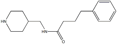 4-phenyl-N-(piperidin-4-ylmethyl)butanamide Struktur