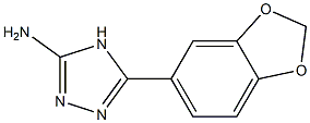 5-(2H-1,3-benzodioxol-5-yl)-4H-1,2,4-triazol-3-amine Struktur