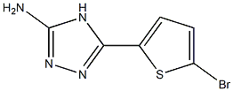 5-(5-bromothiophen-2-yl)-4H-1,2,4-triazol-3-amine Struktur