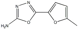 5-(5-methylfuran-2-yl)-1,3,4-oxadiazol-2-amine Struktur