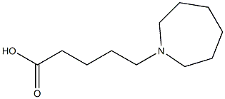 5-(azepan-1-yl)pentanoic acid Struktur