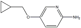 5-(cyclopropylmethoxy)pyridin-2-amine Struktur