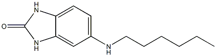 5-(hexylamino)-2,3-dihydro-1H-1,3-benzodiazol-2-one Struktur