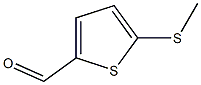 5-(methylsulfanyl)thiophene-2-carbaldehyde Struktur