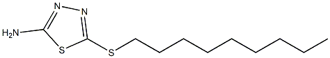 5-(nonylsulfanyl)-1,3,4-thiadiazol-2-amine Struktur